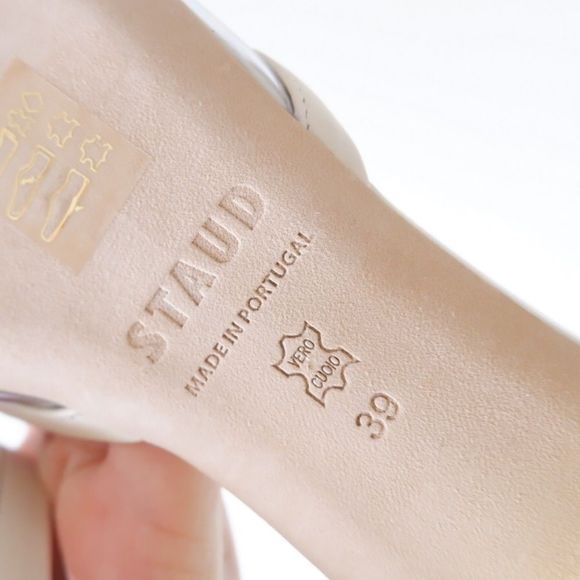 STAUD SIMONE MULES IN GOLDIE - Picture 9 of 9